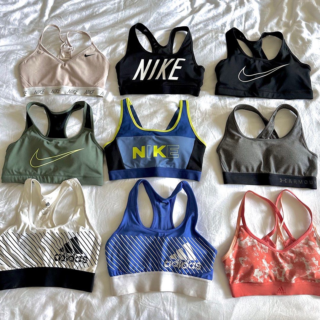 Nike & Adidas Sport Bras (Size M), Women's Fashion, Activewear on
