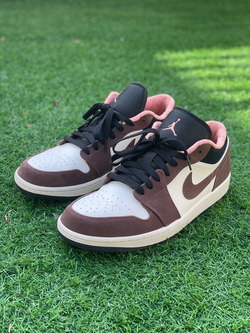 Nike AJ 1 Low Mocha Men s Fashion Footwear Sneakers on Carousell