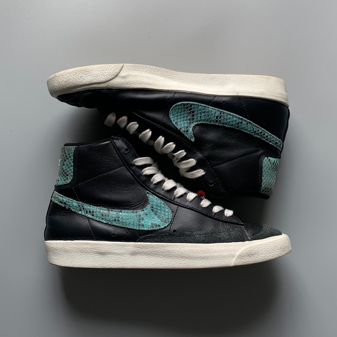 Blazer mid 77 top vintage snakeskin black