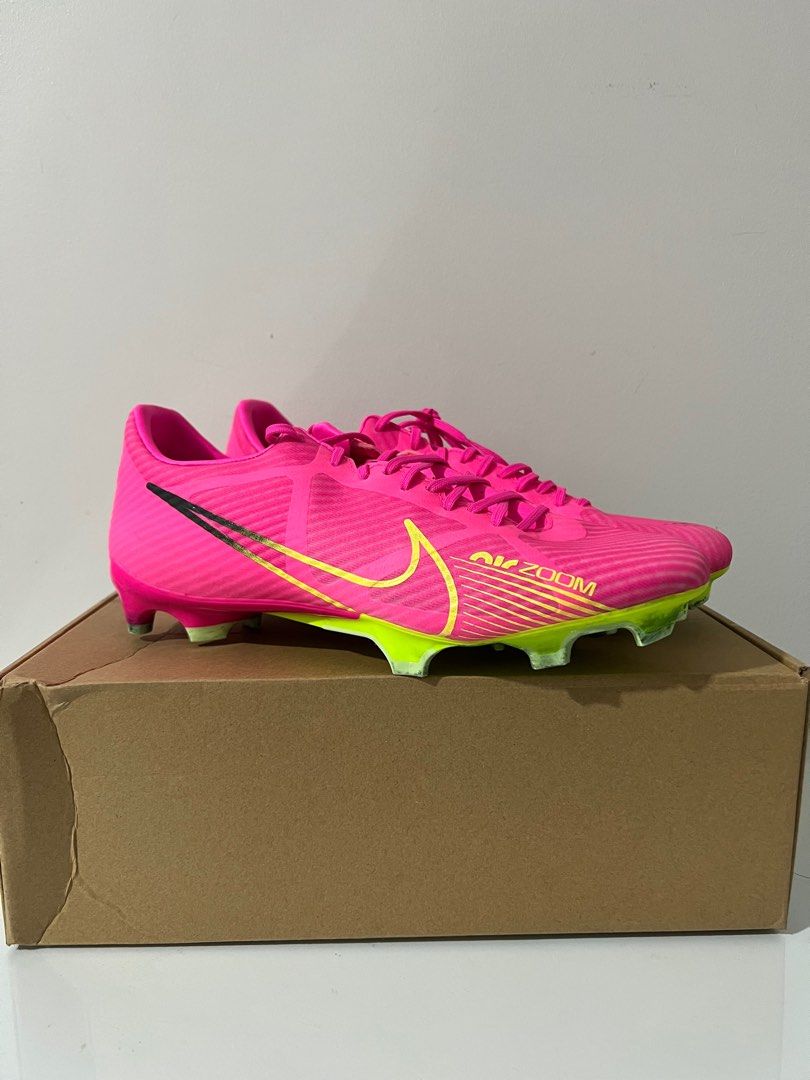 Nike Mercurial Vapor 13 Elite Mbappé Rosa FG Soccer Cleats, Men's, Pink