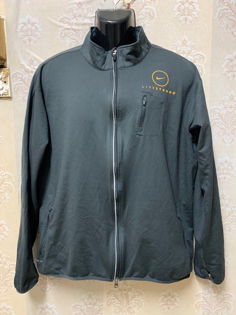 NIKE RUNNING SWEATERS LIVESTRONG JACKET Men s Fashion Activewear on Carousell