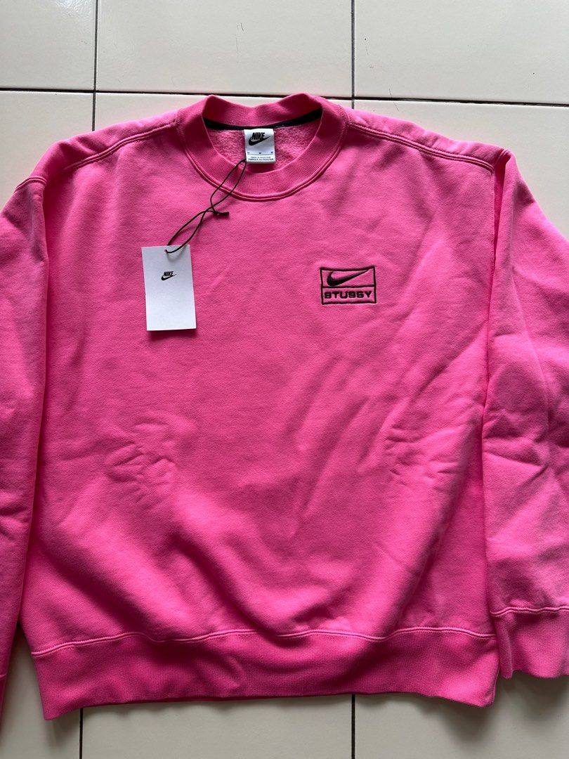 Stussy pink sweatshirt top