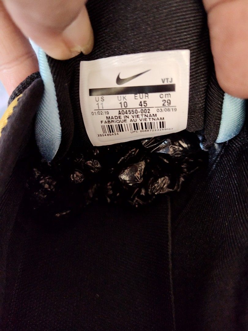 Nike vapormax black/bleached aqua/vivid sulfur/black clearance