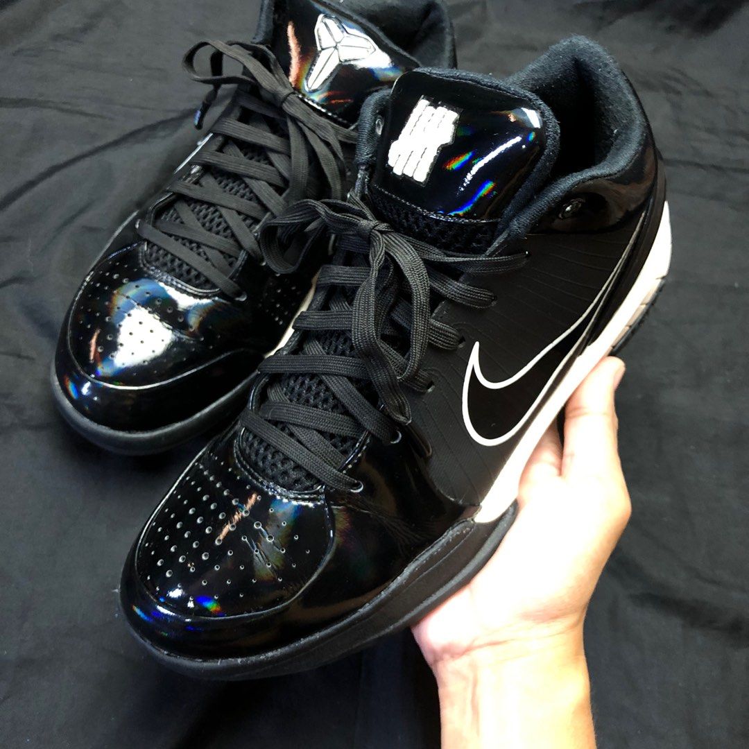 Nike x Undefeated Kobe 4 Protro Black Mamba Men s Fashion