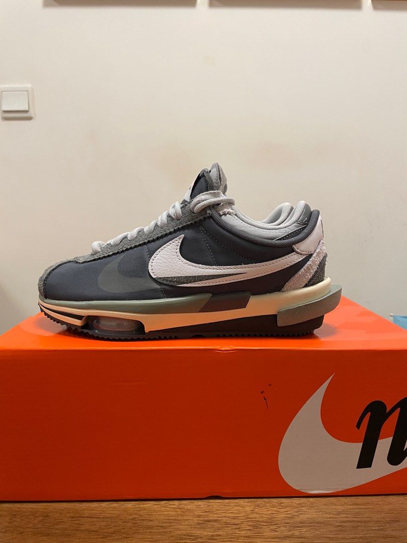 Nike Zoom Sacai Cortez Grey US 5.5 EUR 38 24cm, 女裝, 鞋, 波