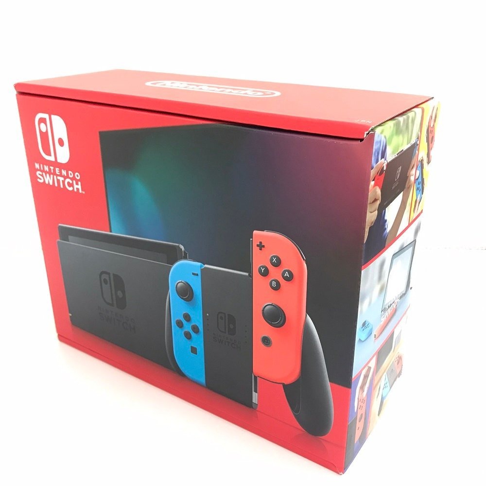 Nintendo switch 任天堂Switch 紅× 藍HAD-S-KABAH(JPN, 電子遊戲, 電子 