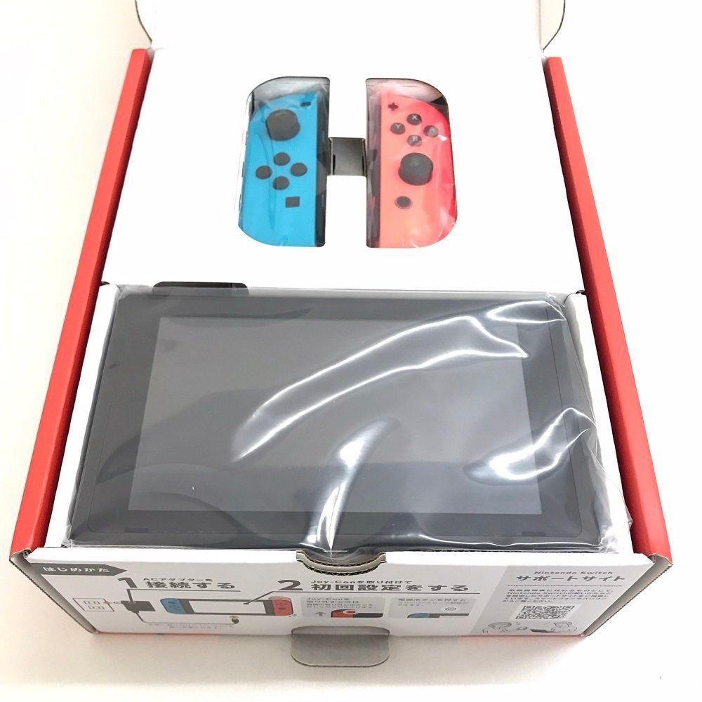 Nintendo switch 任天堂Switch 紅× 藍HAD-S-KABAH(JPN, 電子遊戲, 電子