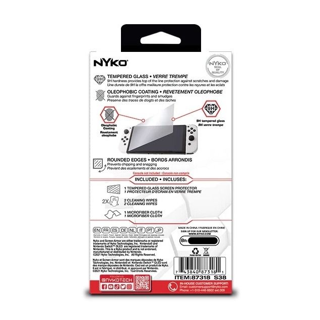 Nyko Screen Armor for Nintendo Switch™ OLED - Screen Protector – Nyko  Technologies