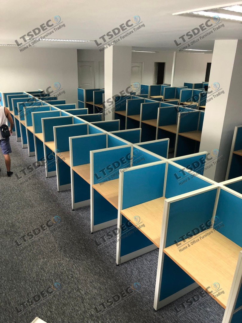 office partition call center tables furniture -- customize bpo tables ...