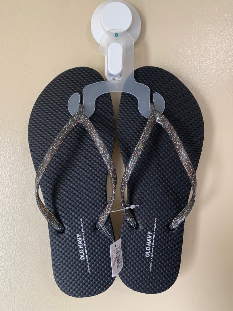 Old Navy Black slippers flip flops Women s Fashion Footwear