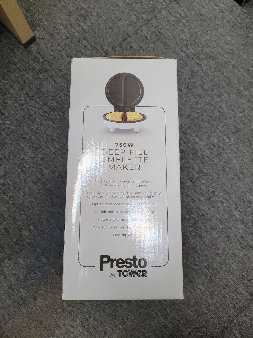 Tower Presto 750W Deep Fill Omelette Maker