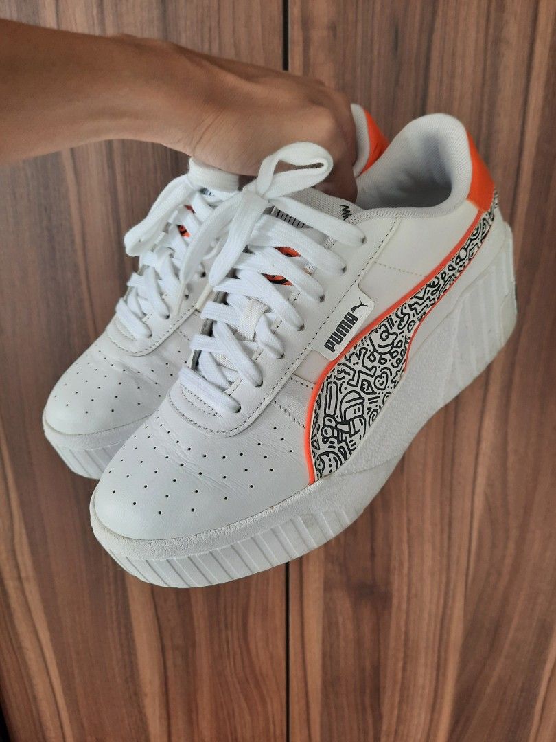 Puma cali best sale wedge mr doodle