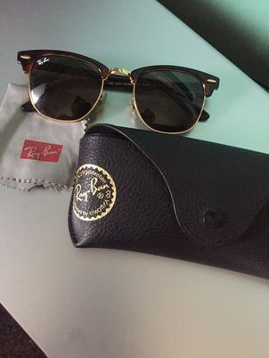 ORIGINAL Ray-Ban RB3016 Club Master Sunglasses
