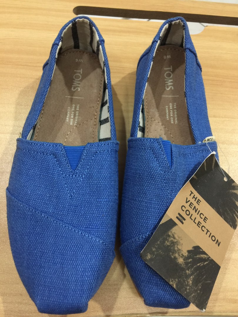 Original Toms Alpargata Blue Crush Heritage Canvass Women s Fashion Footwear Flats Sandals on Carousell
