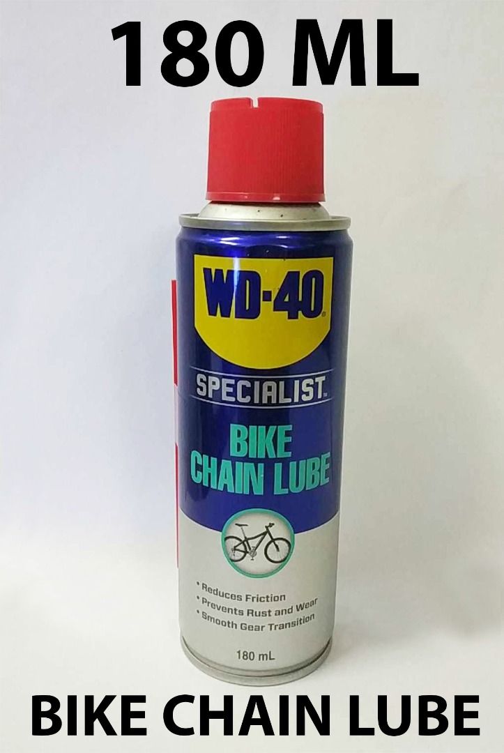 Wd40 for deals rusty bike chain