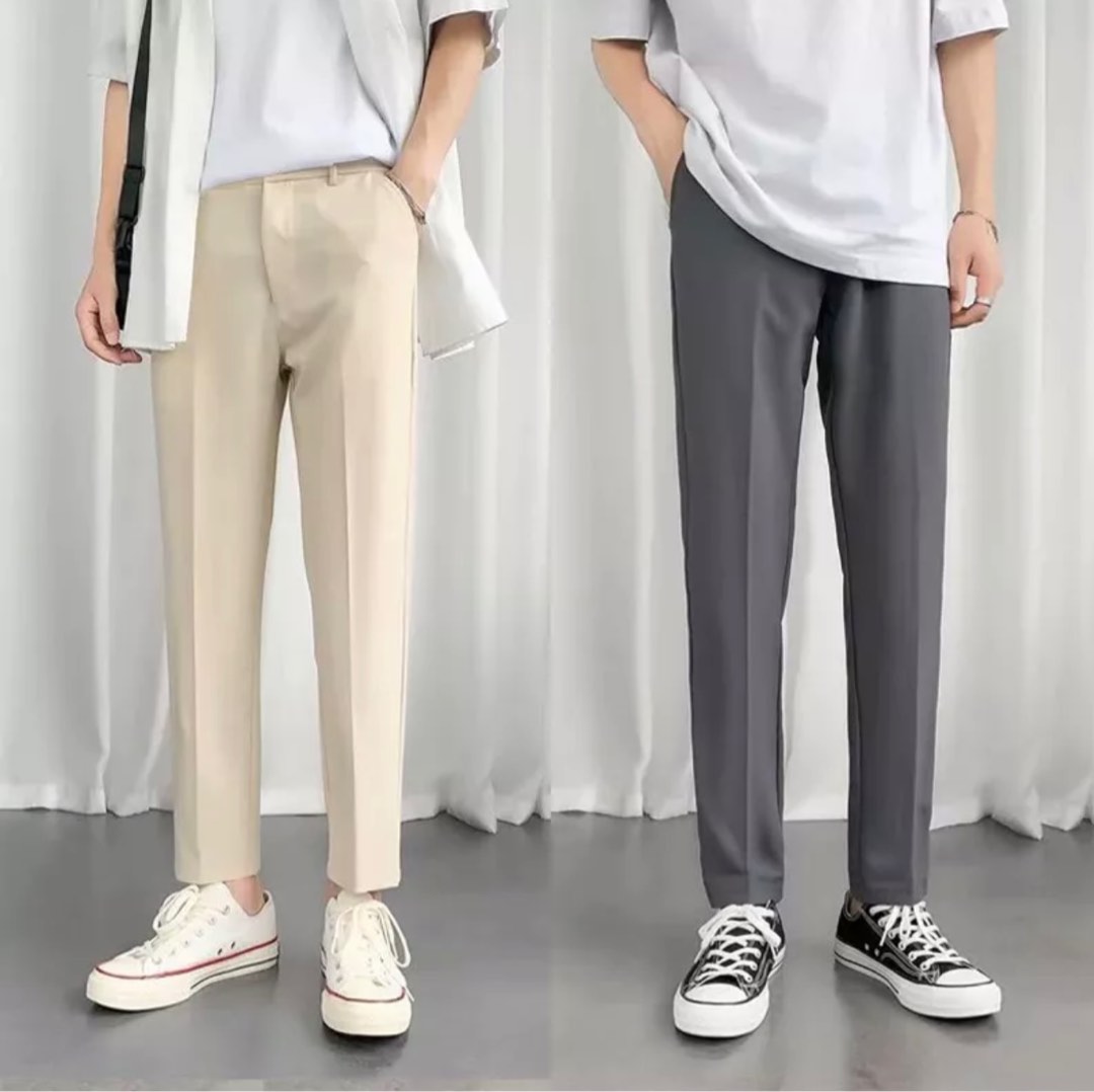 Men'S Pants Mens Spring And Summer Casual Pants Mens Wild Cotton And Linen  Loose Linen Pants Korean Version Of The Trend Pants Straight Tube -  Walmart.com