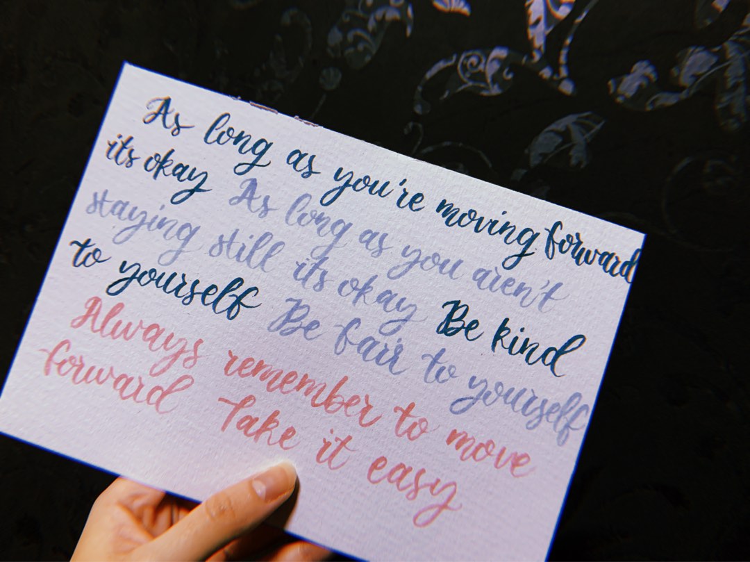 Personalised Quotes Brush Pen Calligraphy Cards, Hobbies & Toys