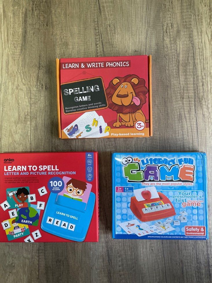 Toys,　games,　on　Games　Carousell　Hobbies　Spelling　Phonics　Toys
