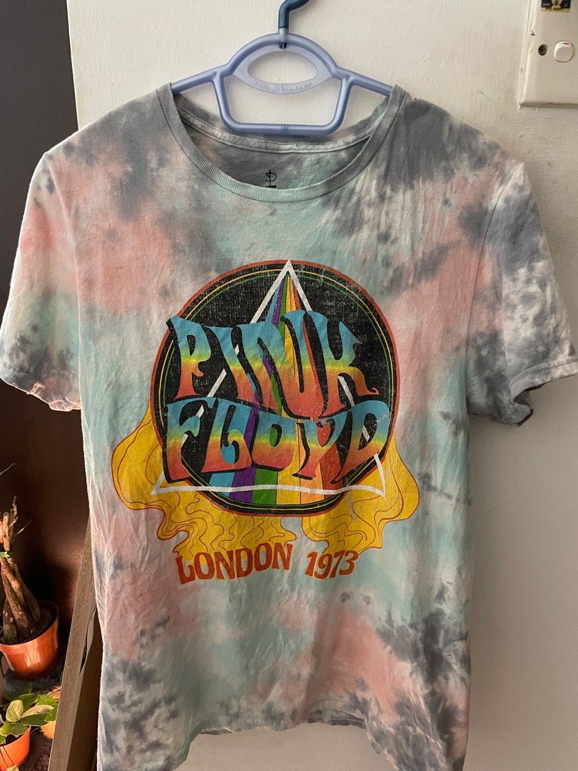 Pink floyd tie dye t shirt sale