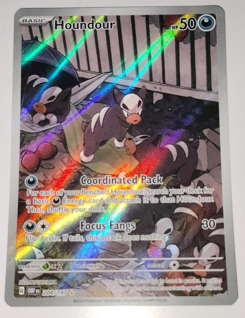 Pokmon Scarlet and Violet (Obsidian Flame) - Houndour Illustration Rare, Hobbies & Toys, Toys & Games on Carousell Pokmon Scarlet and Violet (Obsidian Flame) - Houndour Illustration Rare, Hobbies & Toys, Toys & Games on Carousell