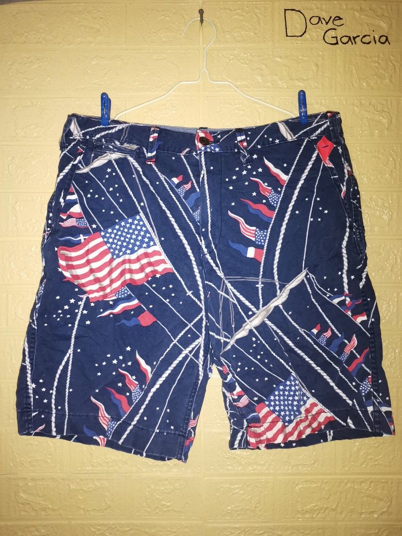 Polo american flag shorts clearance