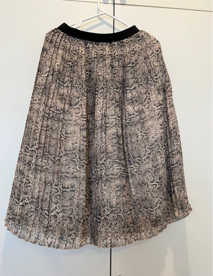Silver pleated skirt primark online