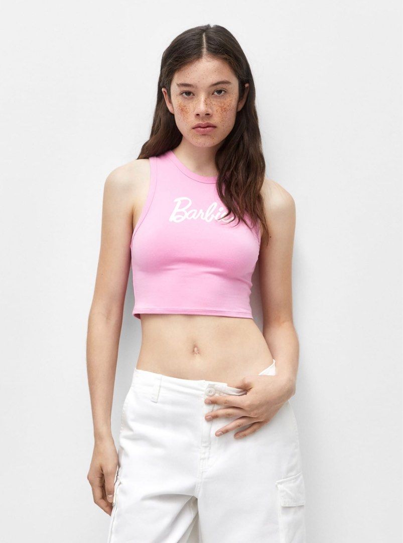 Pull and bear barbie t shirt outlet