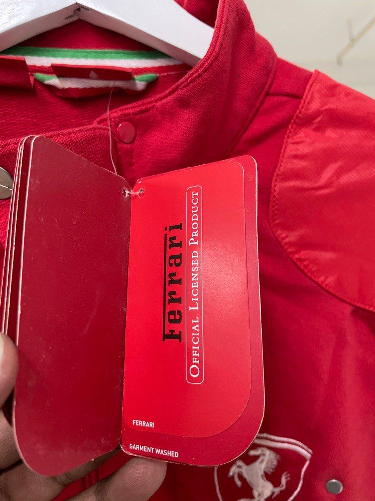 Puma ferrari jacket hotsell red and black