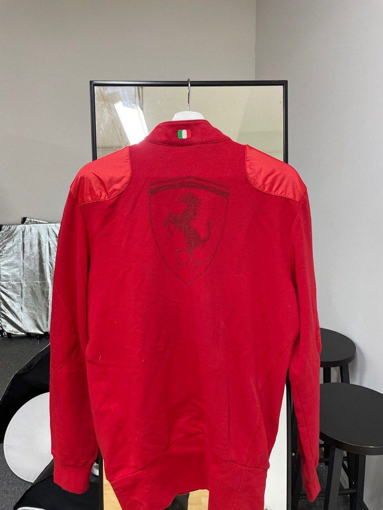 Puma ferrari jacket best sale red and black