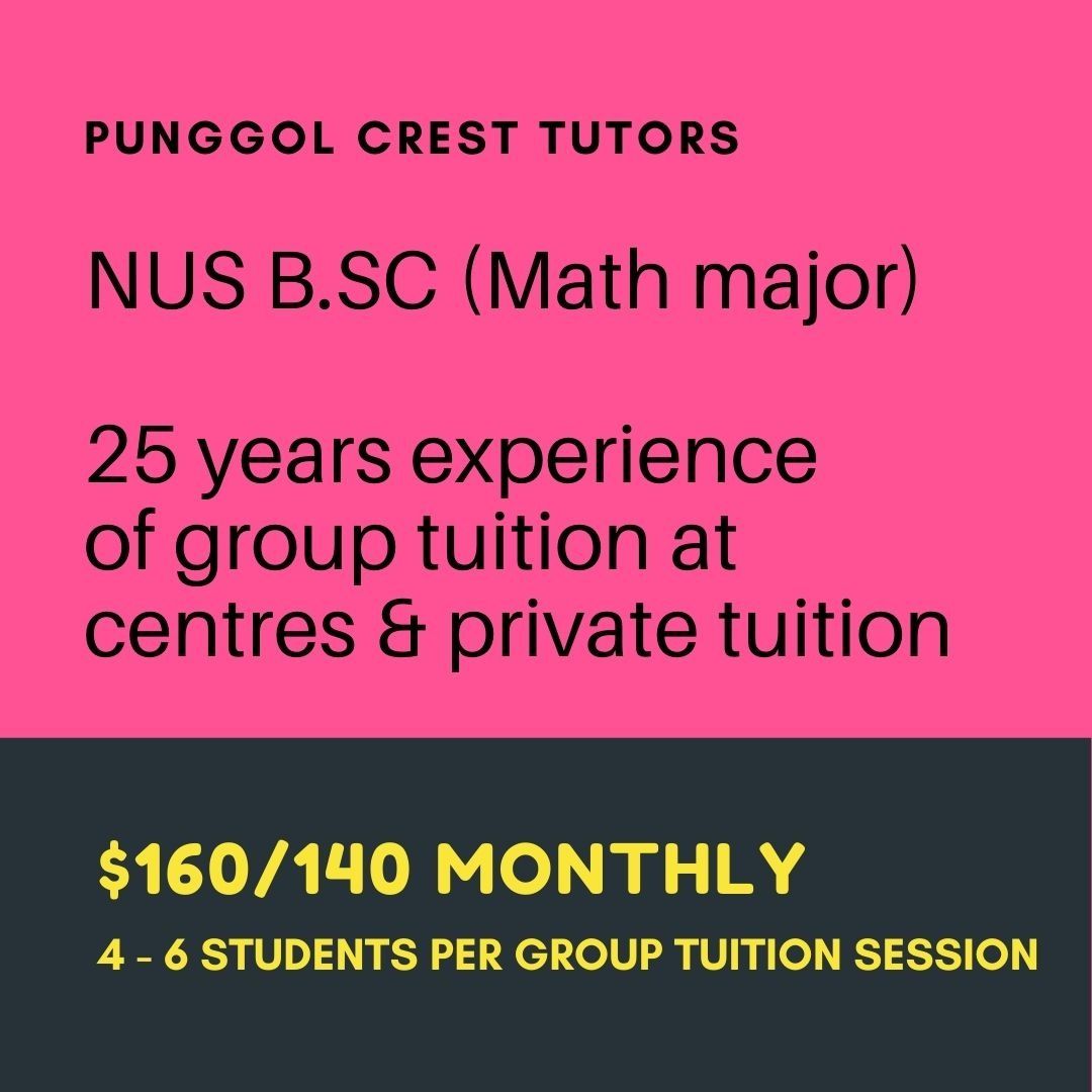 PUNGGOL SEC GROUP TUITION - Secondary School Sec 1 2 3 4 5 IP PHYSICS CHEMISTRY COMBINED SCIENCE ...