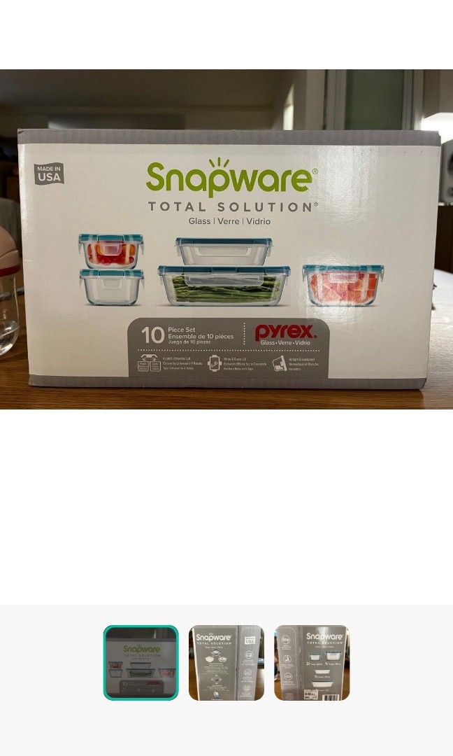 Costco Sale: Snapware Total Solution Pyrex Glass Food Storage 18-Piece Set