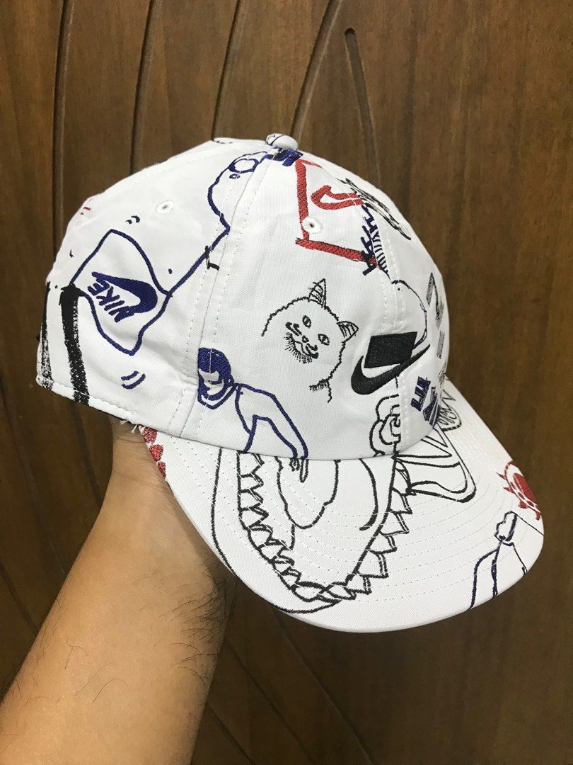 Rare Nike Full Sulam Handmade Design 6 panel cap Men s Fashion Watches Accessories Cap Hats on Carousell
