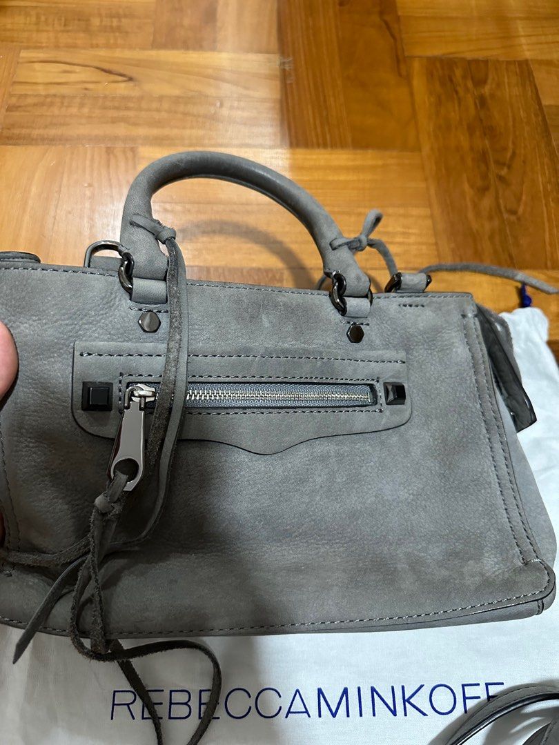 Rebecca minkoff grey bag hotsell