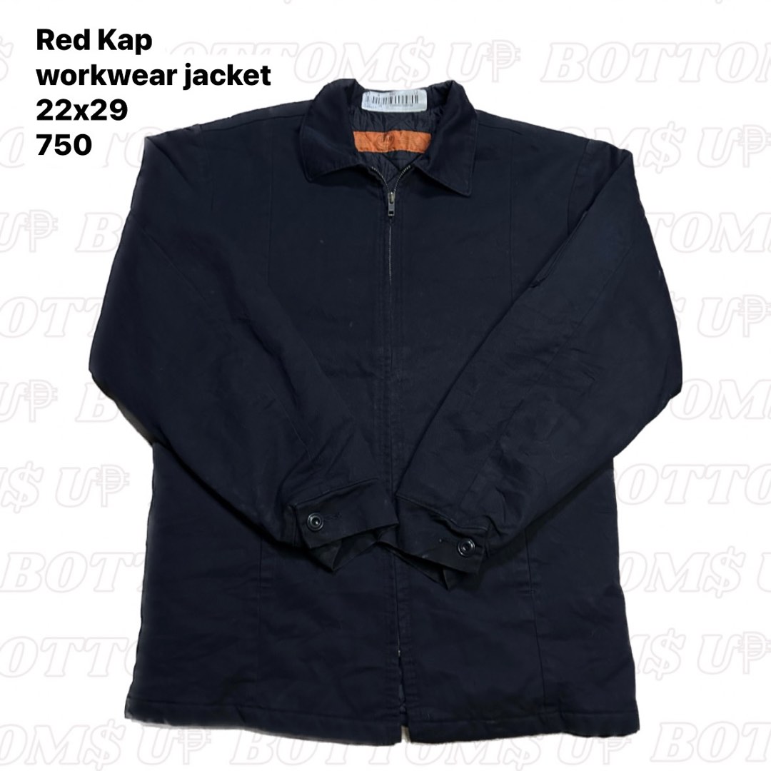 Red Kap Jacket, Men's Fashion, Coats, Jackets and Outerwear on Carousell