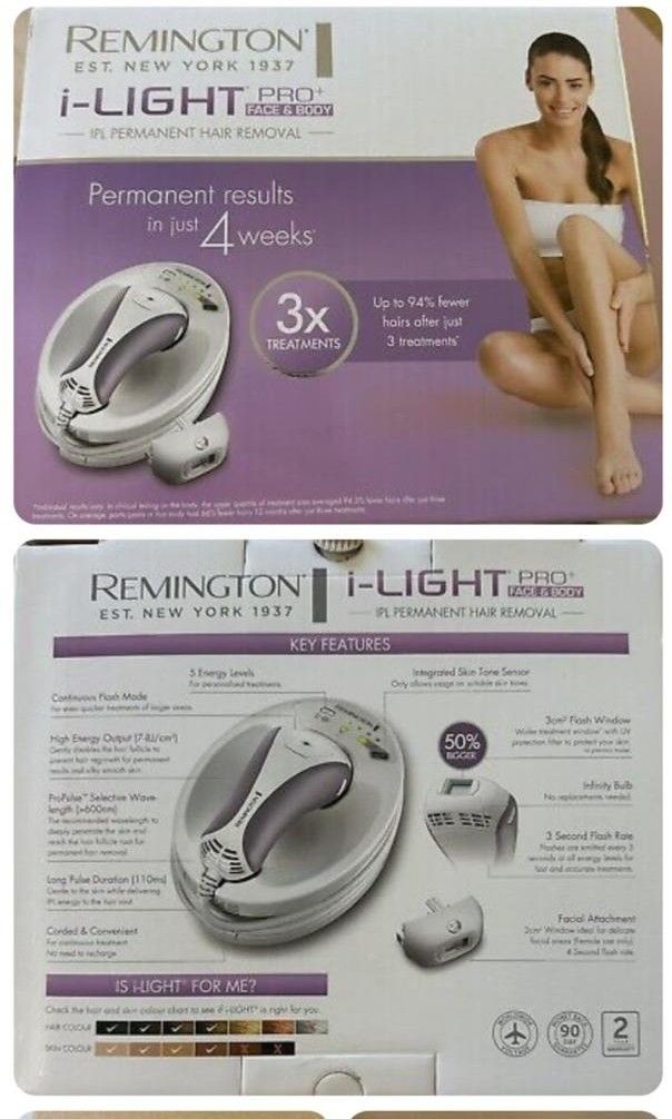 Depiladora remington ipl6500 ilight pro shop