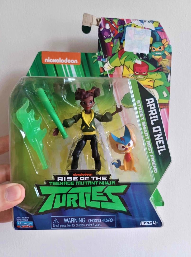 Rise of the Teenage Mutant Ninja Turtles TMNT 4 Playmates Action Figure ...