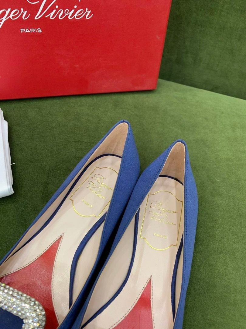 RV velvet flat ballerina shoes casual slip on pump wedding party