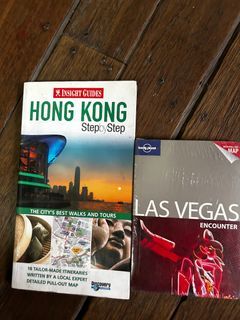 Sale! Lonely planet assorted travel books Las Vegas and Hong Kong brand new