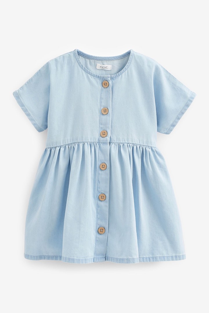Pale blue deals denim dress