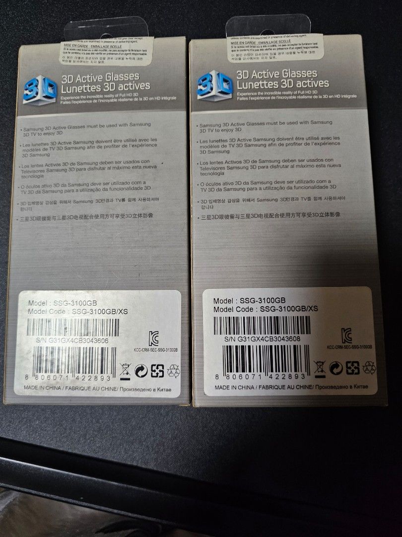 Samsung 3D glasses unused (Category: Sunglasses & Eyewear) located in Quezon City. Submitted by justc (Listing ID 1250386171, Image 3). Description: unopened unused samsung 3D glasses sh***pe checkout.