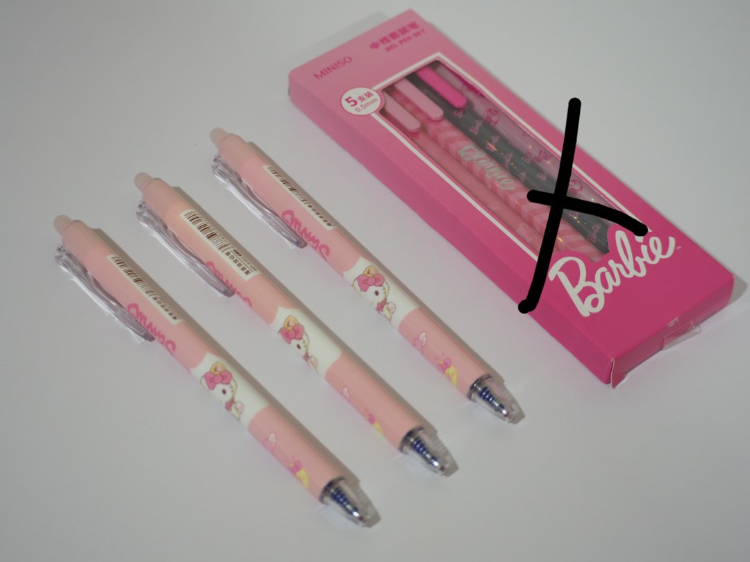 Sanrio Erasable Pens, Hobbies & Toys, Stationery & Craft, Stationery & School Supplies on Carousell