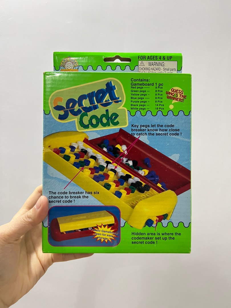Secret Code Game Window Secret Code, Hobbies & Toys, Toys & Games on Carousell