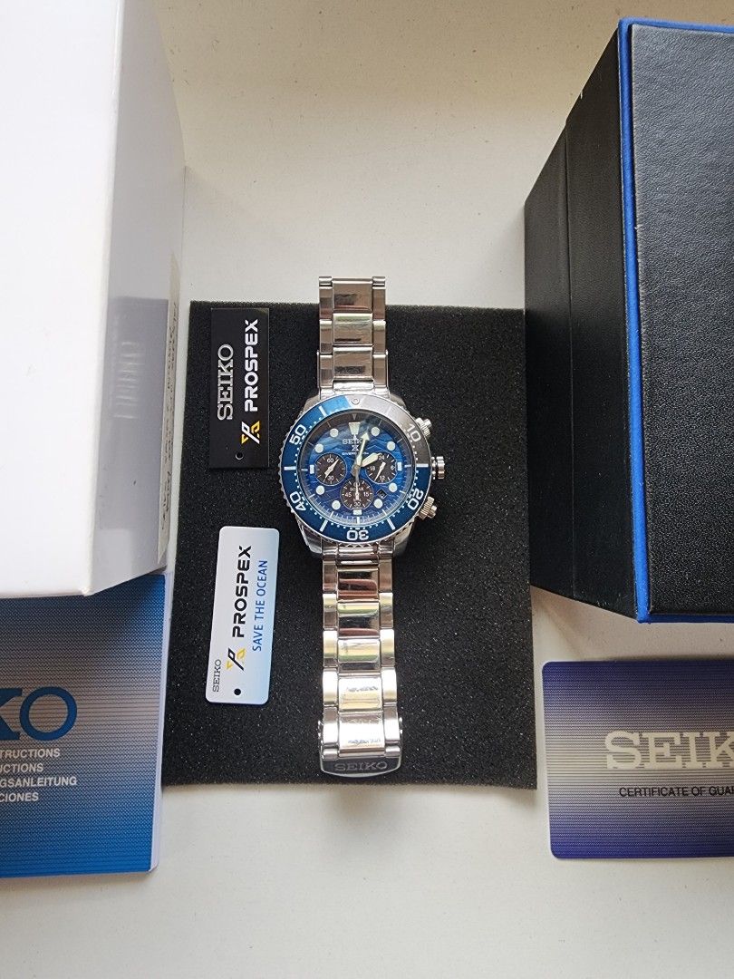 Seiko prospex save the ocean solar ssc741p1 hotsell great white shark