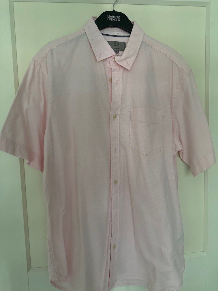 Marks and spencer hotsell short sleeve formal shirts