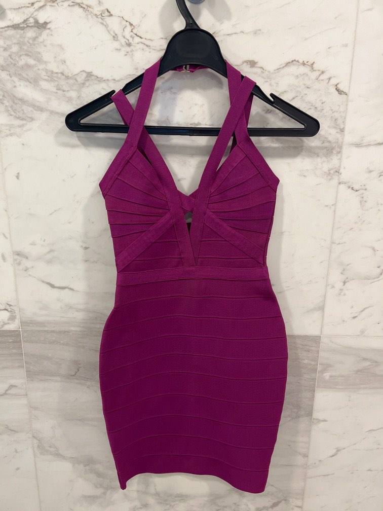 Purple sexy dress sale