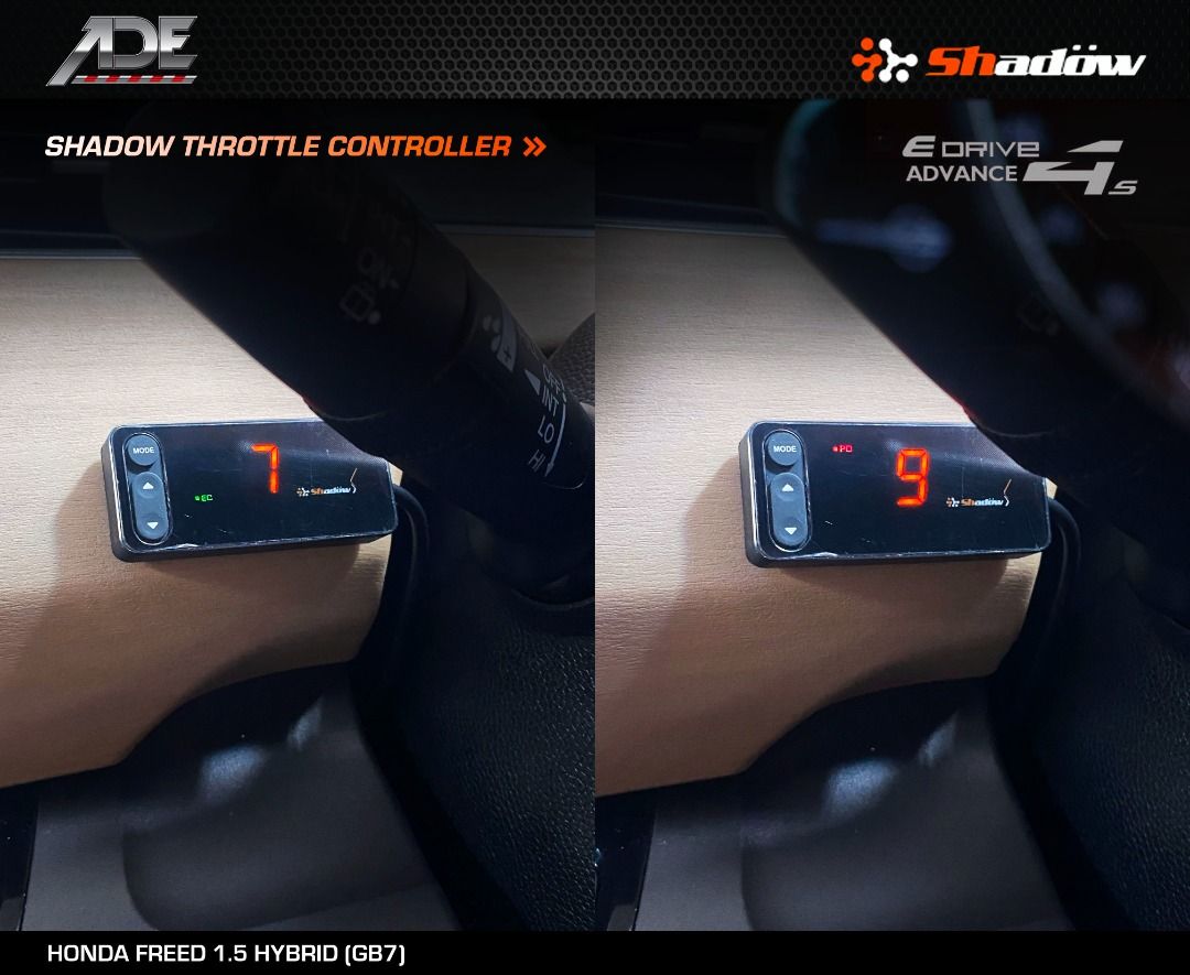 SHADOW THROTTLE CONTROLLER ON HONDA FREED 1.5 HYBRID (GB7), Car ...