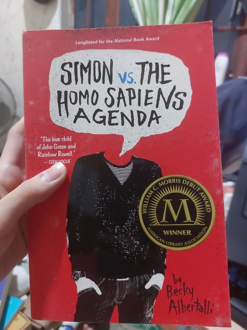 Simon vs. The Homo Sapiens Agenda (Category: Storybooks) located in Pasig City. Submitted by obladi_oblada26 (Listing ID 1250481329, Image 1). Description: DM me for more pics..
