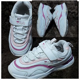 Fila ray trainers white heavenly pink purple outlet exclusive