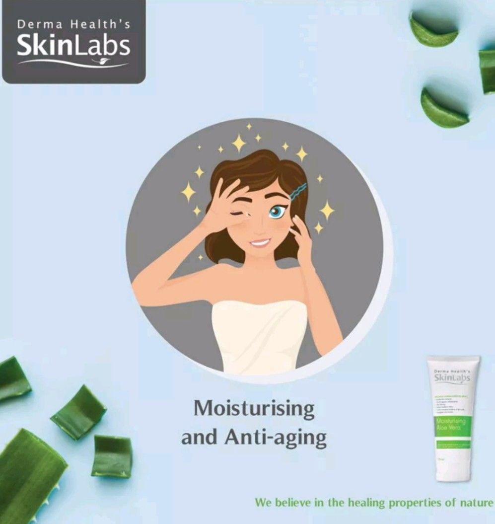 SkinLabs Moisturising Aloe Vera Gel 200ml, Beauty & Personal Care, Bath