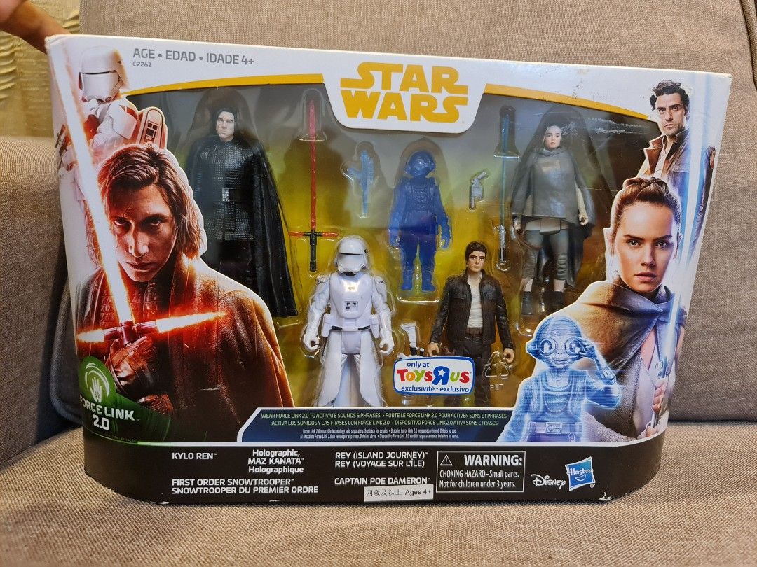 Star wars the last jedi shop force link action figure pack